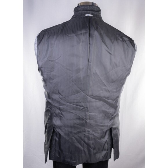 Joseph Abboud Heritage COMERO Sport Coat Men Size 46L Gray Wool/Cotton 2 Button - Picture 13 of 14